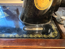 Load image into Gallery viewer, Vintage Singer Sewing machine and Wooden Case Serial #JC786351