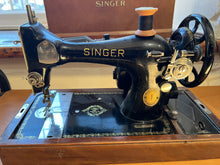Load image into Gallery viewer, Vintage Singer Sewing machine and Wooden Case Serial #JC786351