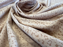 Load image into Gallery viewer, #1965 Tan Modern Leopard 95% Polyester 5% Spandex Knit Remnants. 75% off!!!  8X Available