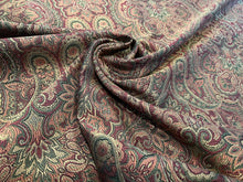 Load image into Gallery viewer, Regal Paisley 70% Rayon 30% Polyester.   1/4 Metre Price