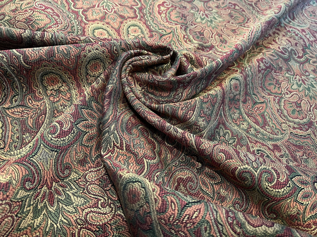 Regal Paisley 70% Rayon 30% Polyester.   1/4 Metre Price