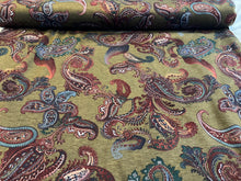 Load image into Gallery viewer, Modern Paisley Ponte Knit 45% Viscose 55%Polyester 1/4 Meter Price