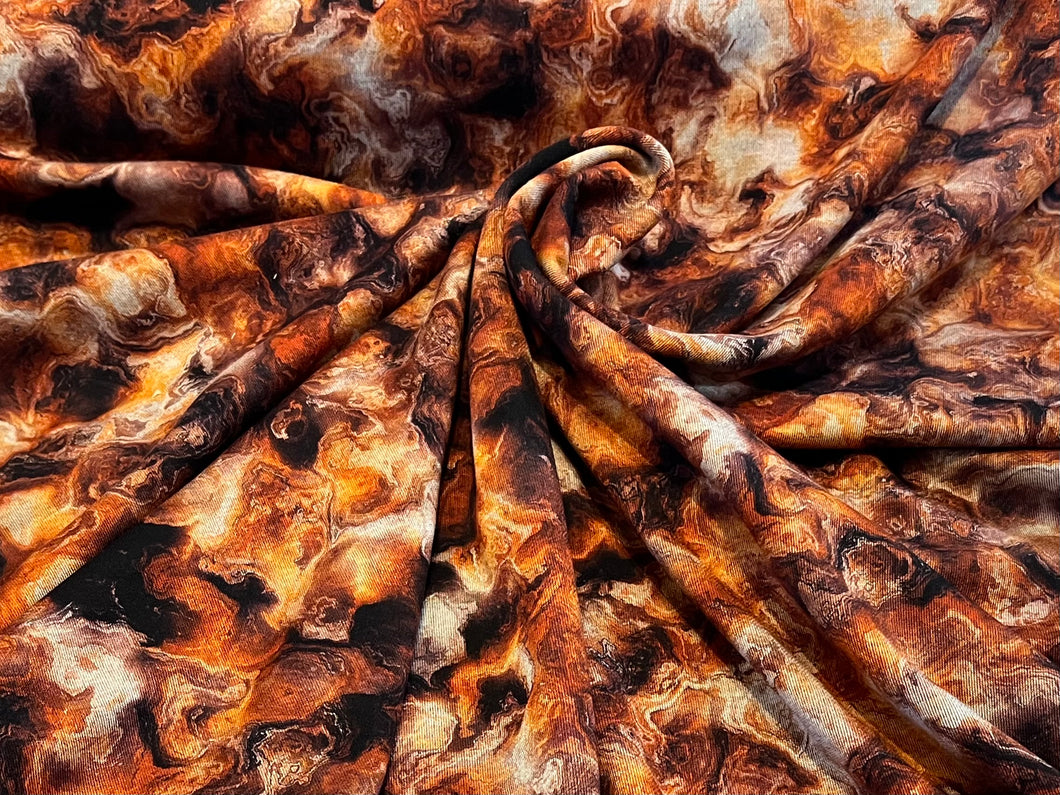 Fall Digital Ponte Knit 37% Viscose 63%Polyester 1/4 Meter Price