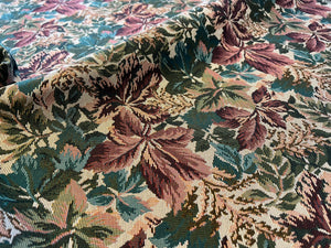 Flowers & Foliage Tapestry  100% Polyester Crypton   1/4 Metre Price