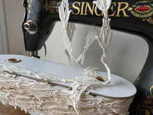 Load image into Gallery viewer, Ivory Tulip Guipure Lace Trim.   Metre Price