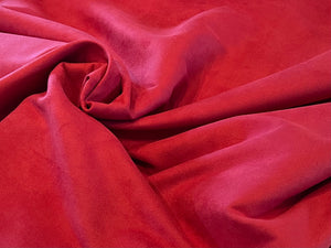 Cranberry UltraSuede. 60% off   Price per 1/4 Metre