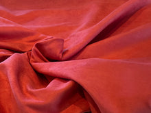 Load image into Gallery viewer, Coral Red UltraSuede 60% off   Price per 1/4 Metre