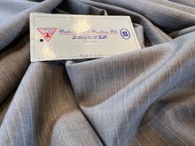 Load image into Gallery viewer, FF#119 Taupe Pinstripe 100% Wool Gabardine Remnant    75% off!!  2x Available