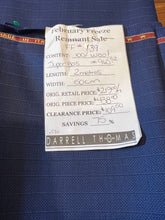 Load image into Gallery viewer, FF#139   Royal Blue Stripe Super 130&#39;s 100% Wool Gabardine Remnant