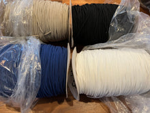 Load image into Gallery viewer, 250 meter Roll  3/16&quot;  Super Soft / 4mm White elastic 75% off!!!