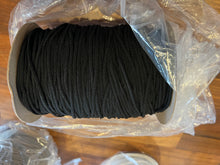 Load image into Gallery viewer, 250 meter Roll  1/8&quot;  Super Soft / 3mm Black elastic 75% off!!!