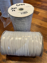 Load image into Gallery viewer, 200 meter Roll Braided White 1/4&quot; / 6mm elastic 75% off!!!