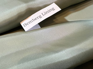 Sassy Sage Green Bemberg Lining.      1/4 Meter Price