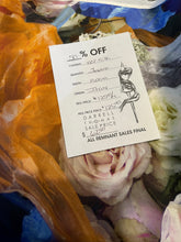 Load image into Gallery viewer, #1349 Hand painted Floral Garden on 100% Silk Charmeuse Remnant