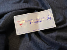 Load image into Gallery viewer, FF#159  Blue Check 100% Wool Remnant  Super 130&#39;s   85% off!!