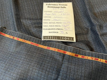 Load image into Gallery viewer, FF#159  Blue Check 100% Wool Remnant  Super 130&#39;s   75% off!!