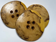Load image into Gallery viewer, 2 3/4&quot; Lilac Wood Button.   Price per Button