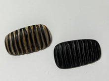 Load image into Gallery viewer, Small Black Carved Horn Button.   Price per Button