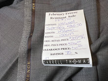 Load image into Gallery viewer, FF#170  Grey 100% Wool Gabardine Remnant  Super 150&#39;s     75% off!!