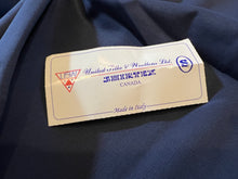 Load image into Gallery viewer, FF#188 Midnight Navy Stretch 100% Wool Gabardine Remnant    85% off!!