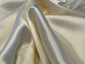 Ivory 100% Silk Charmeuse.      1/4 Meter Price