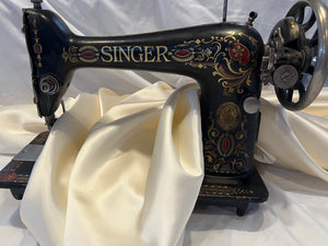 Ivory 100% Silk Charmeuse.      1/4 Meter Price