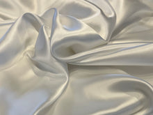 Load image into Gallery viewer, Optic White 100% Silk Charmeuse.      1/4 Meter Price