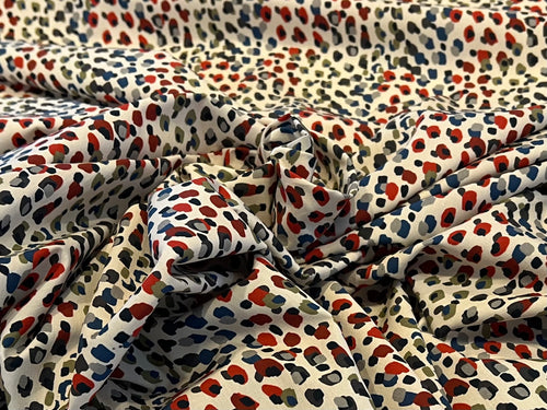 Modern Leopard 100% Organic Cotton  60% off!!!   1/4 Metre Price