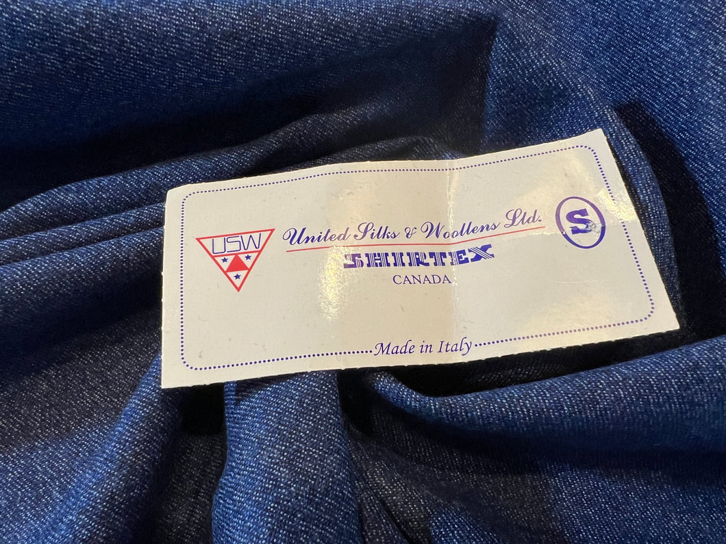 FF#198  Royal100% Wool Flannel Remnant    75% off!!