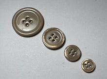 Load image into Gallery viewer, Beige  MOP 4 Hole Button