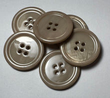 Load image into Gallery viewer, Beige  MOP 4 Hole Button