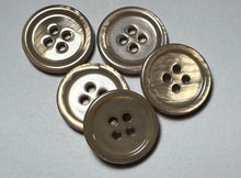 Load image into Gallery viewer, Beige  MOP 4 Hole Button