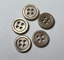 Load image into Gallery viewer, Beige  MOP 4 Hole Button