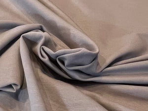 Pebble Grey Soft French Terry 94% Cotton 6% Elastane.   1/4 Metre Price