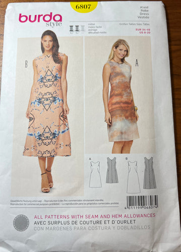 Burda #6807 Size 8-20