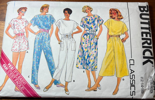 Vintage Butterick #3634 Size 12-14-16
