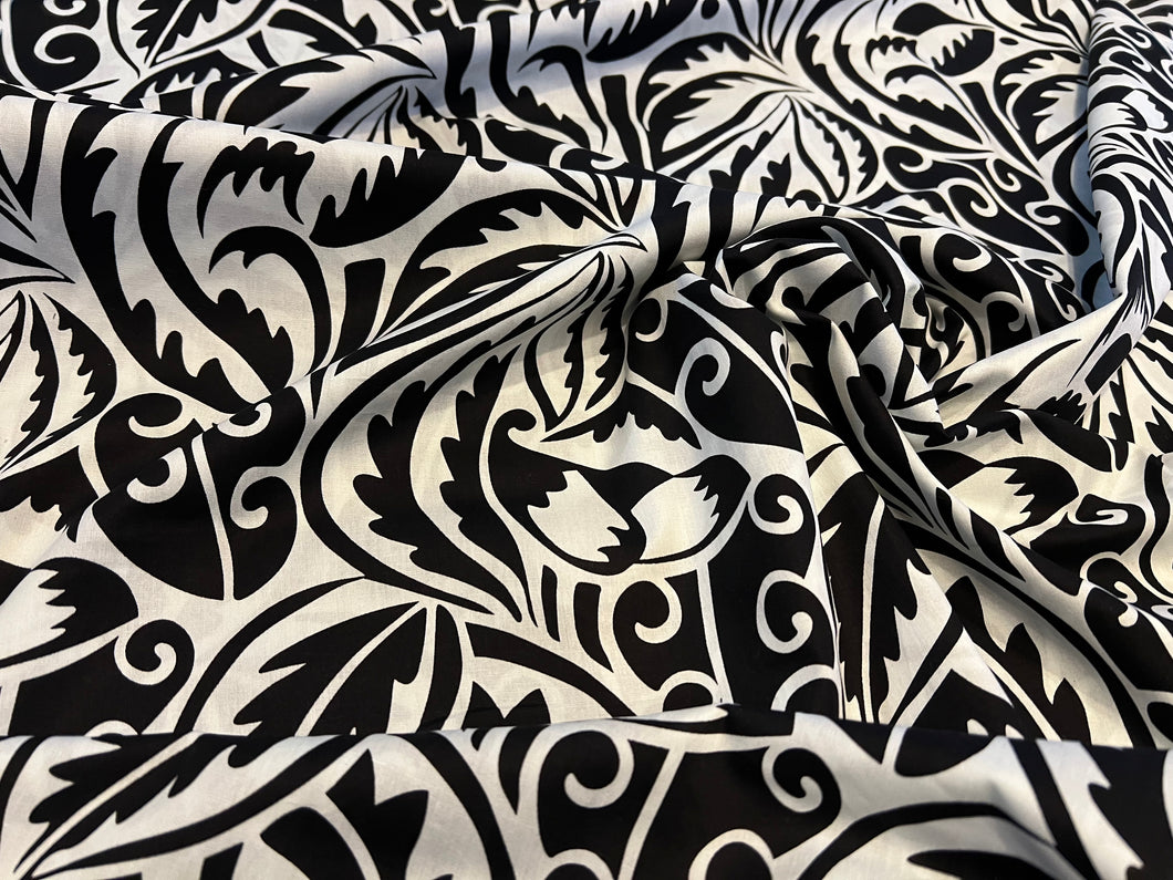 Foliage Baroque 100% Cotton Poplin  50% off!!!   1/4 Metre Price