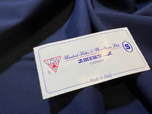 Load image into Gallery viewer, FF#223   Marine Blue 100% Wool Gabardine Remnant   Super 120&#39;s 75% off!!