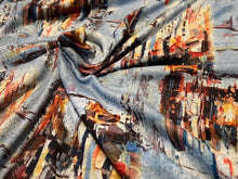 Load image into Gallery viewer, #1417 New York Skyline Brushed Jersey Remnant