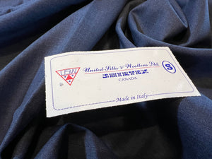 FF#232  Army Blue 100% Wool Gabardine Remnant  Super 150's 75% off!!