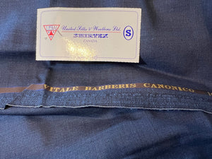 FF#232  Army Blue 100% Wool Gabardine Remnant  Super 150's 75% off!!