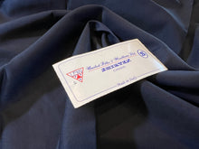 Load image into Gallery viewer, FF#234  Midnight Navy 84% Wool 16% Mohair Gabardine Remnant   75% off!!