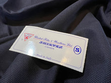 Load image into Gallery viewer, FF#236  Navy pin dot 100% Wool Gabardine Remnant    75% off!!
