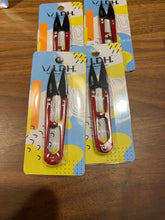 Load image into Gallery viewer, Burnt Red  Professional LDH Thread Snips.   Price per Snip