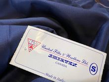 Load image into Gallery viewer, FF#239  Navy 100% Wool Gabardine Remnant  Super 110&#39;s   75% off!!