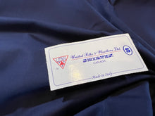 Load image into Gallery viewer, FF#240  Navy 100% Wool Gabardine Remnant  Super 150&#39;s   75% off!!