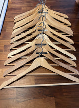 Load image into Gallery viewer, Pack of 12 Wooden Hangers ( 7x Dozen Available)