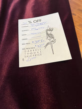 Load image into Gallery viewer, #1355 Cranberry Stretch Velvet 93% Polyester 7% Spandex Remnant