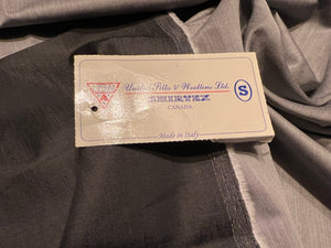 FF#244 Grey & Black Reversible 100% Cotton Shirting Remnant 75% off!!