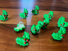 Load image into Gallery viewer, Holly Buttons.  Price per Button